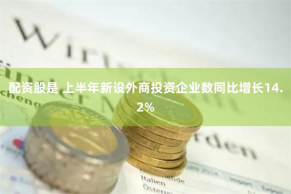 配资股是 上半年新设外商投资企业数同比增长14.2%