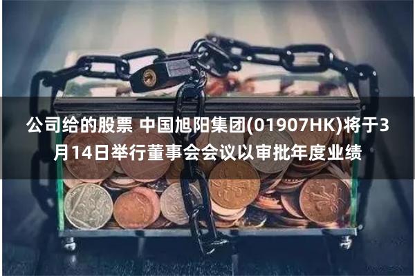 公司给的股票 中国旭阳集团(01907HK)将于3月14日举行董事会会议以审批年度业绩